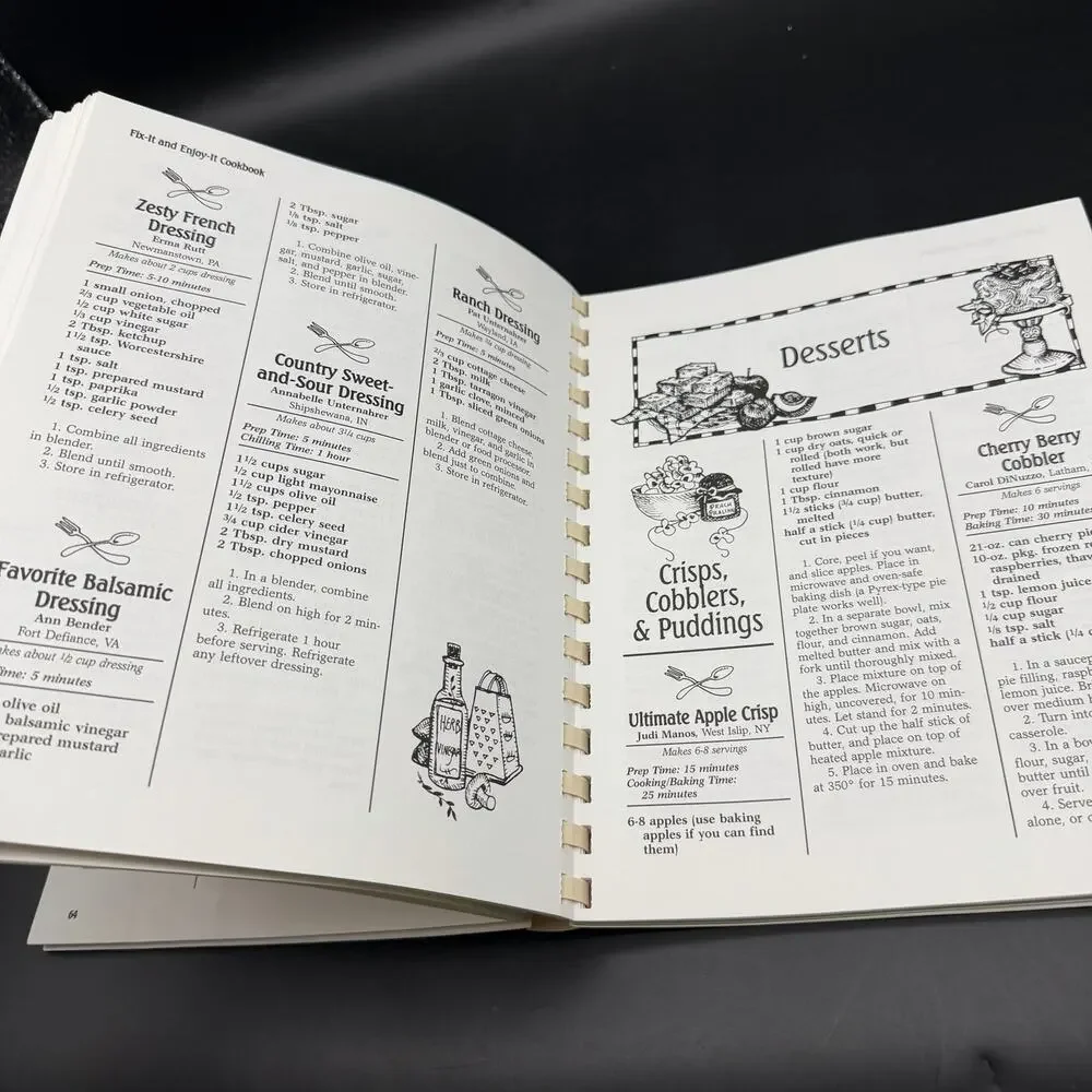 Fix-It and Enjoy-It! Cookbook All-Purpose Home Recipes Phyllis Pellman Good